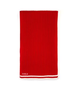 Men's cotton and acrylic scarf
