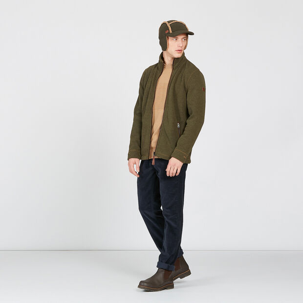 Veste polaire esprit tricot