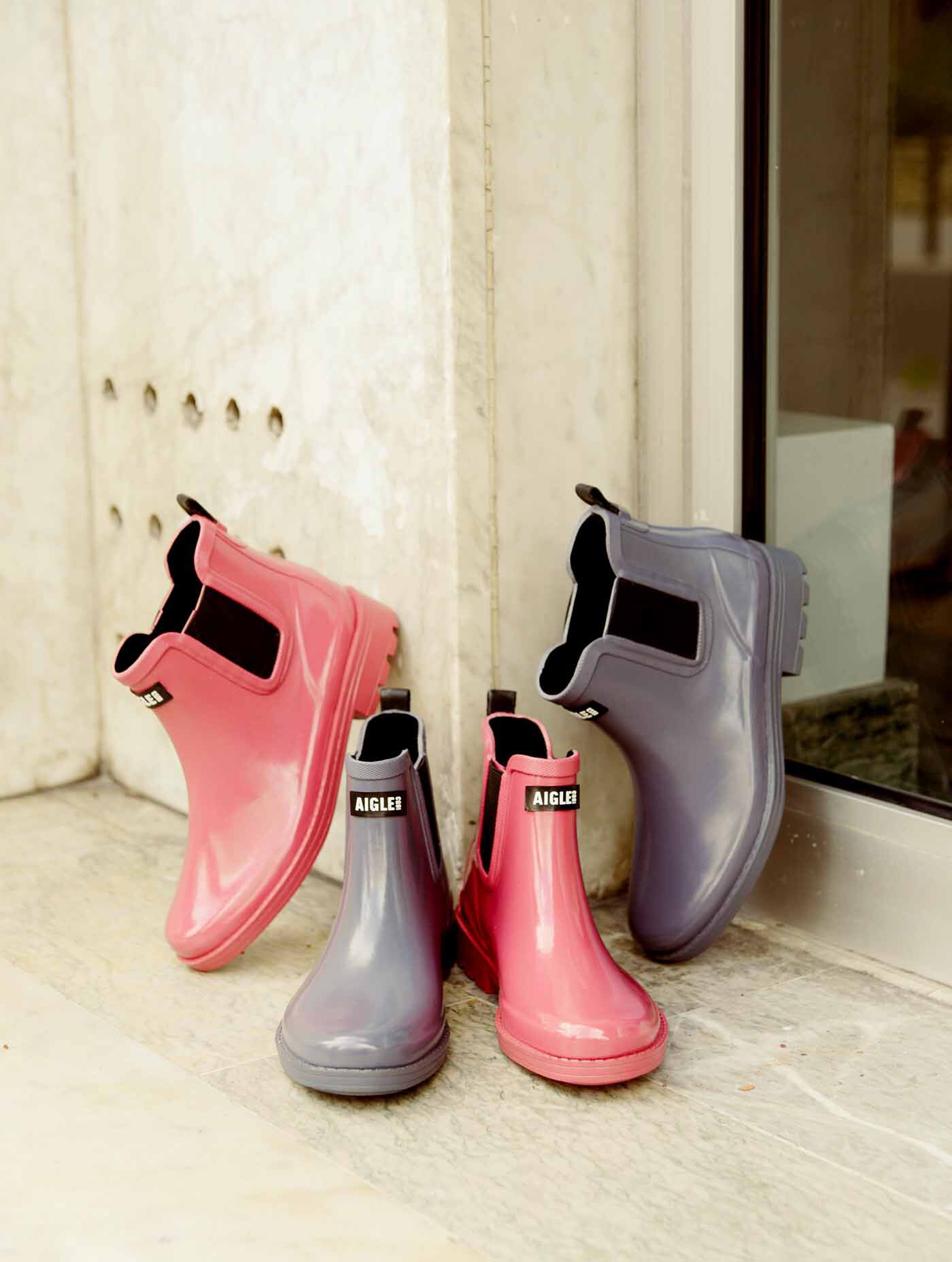 Rain ankle boot Carville - rose women | AIGLE