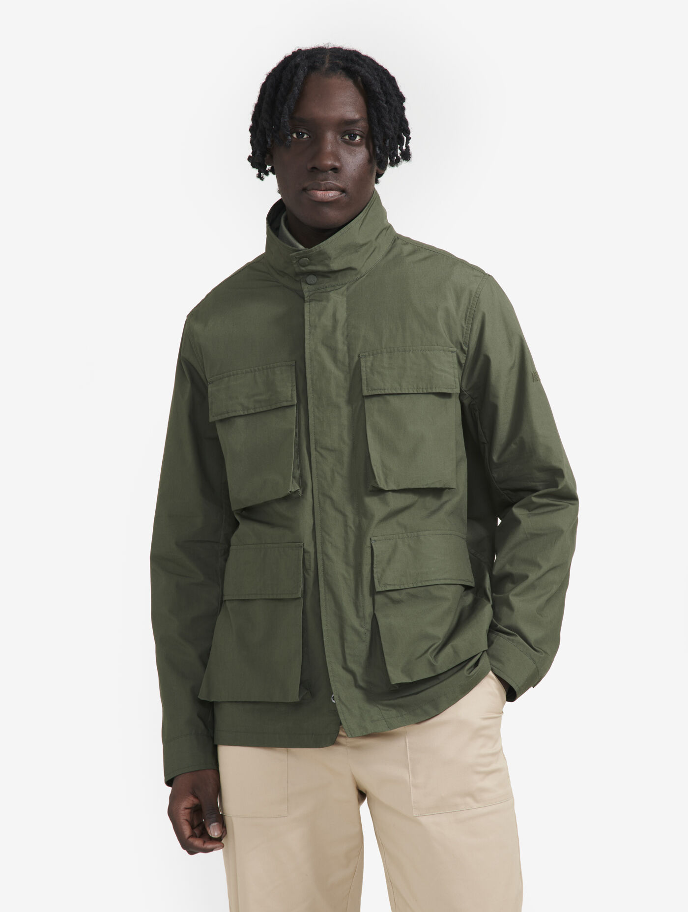 Veste saharienne courte deperlante aigle storefront catalog fr AIGLE