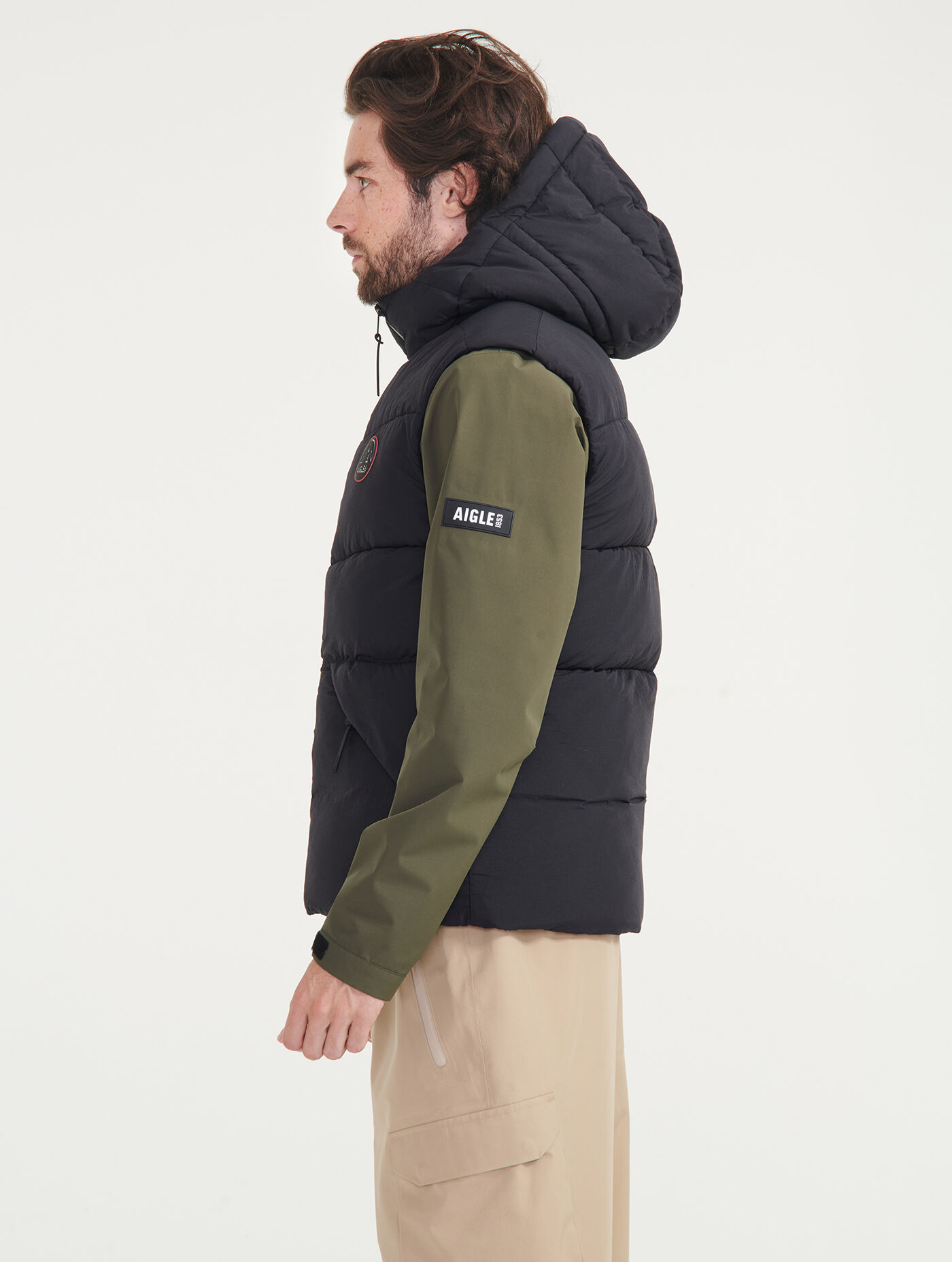 Veste sans manche courte water repellent PRIMALOFT capuche