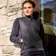 Gesteppte Fleece-Jacke