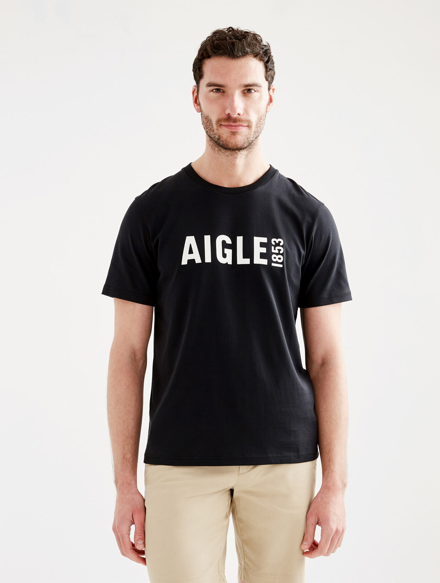 Printed Crew Neck PYRATEX T shirt AIGLE