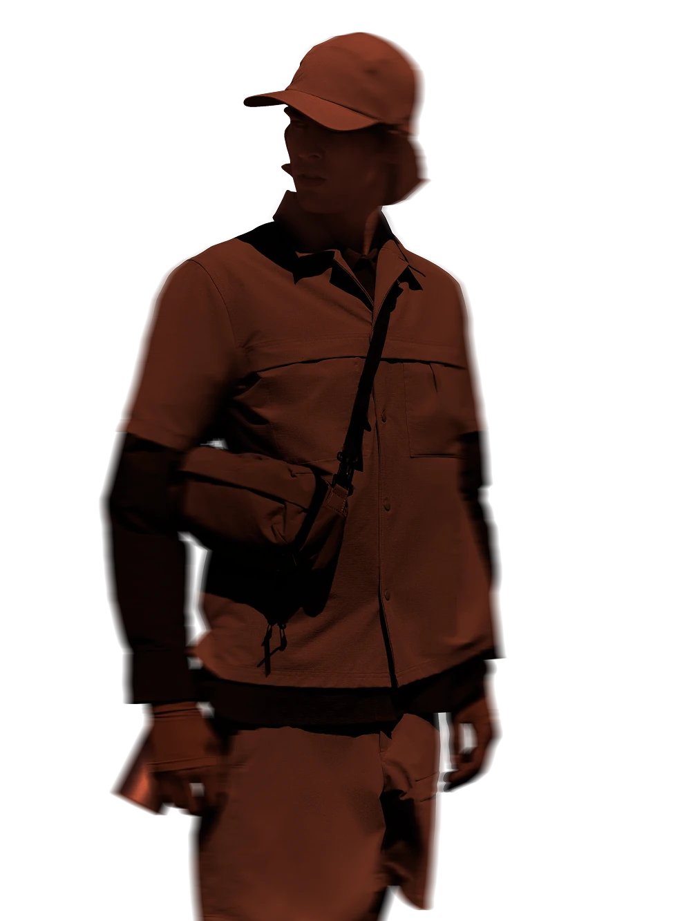 Personnage homme portant Solar Pack