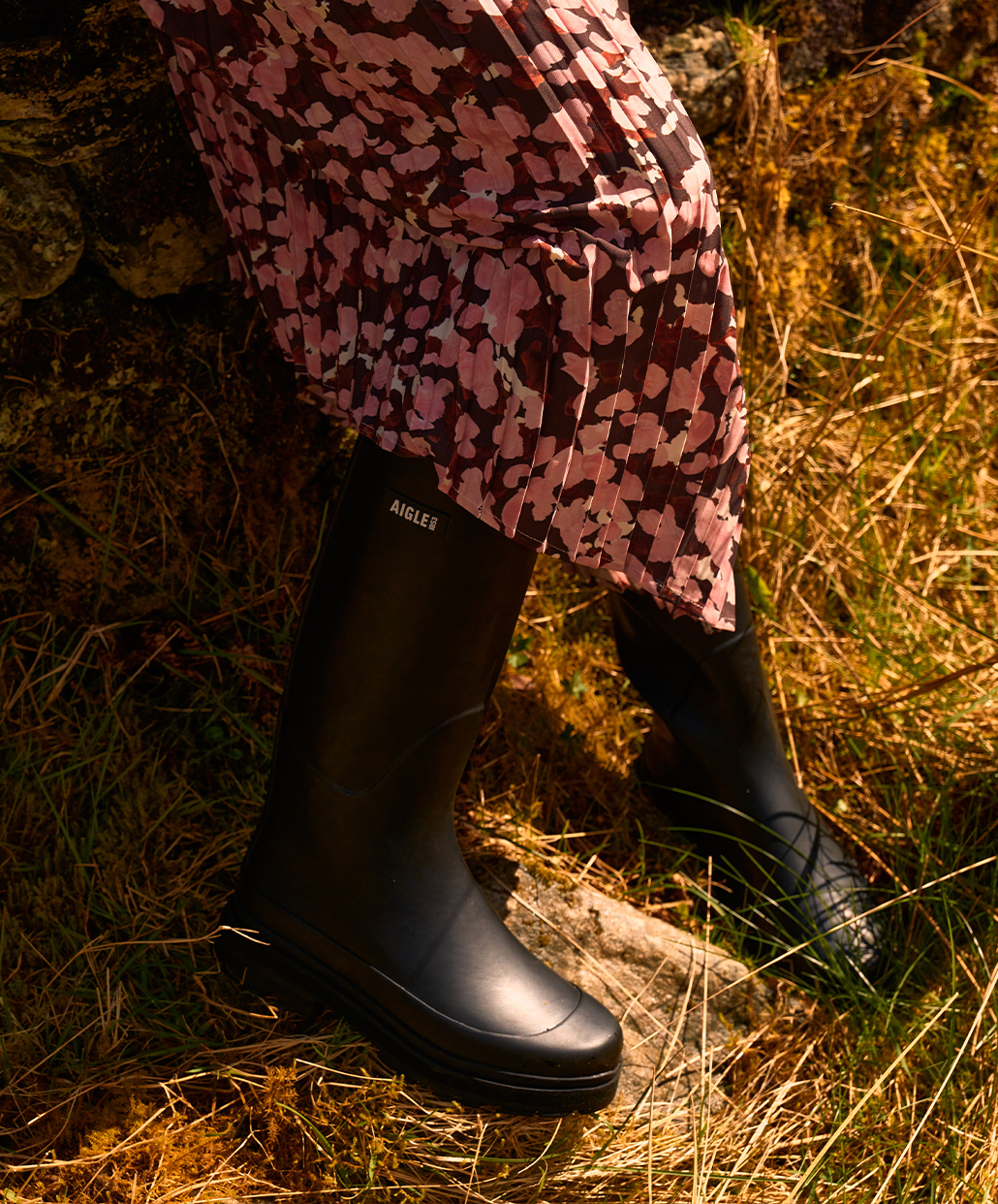 091EK1W314 Esprit en coloris Marron Femme Chaussures Bottes Bottes de pluie et bottes Wellington 