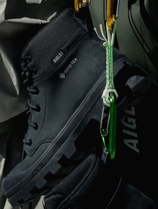 chaussure de randonn&eacute;e noire pour homme GORE-TEX