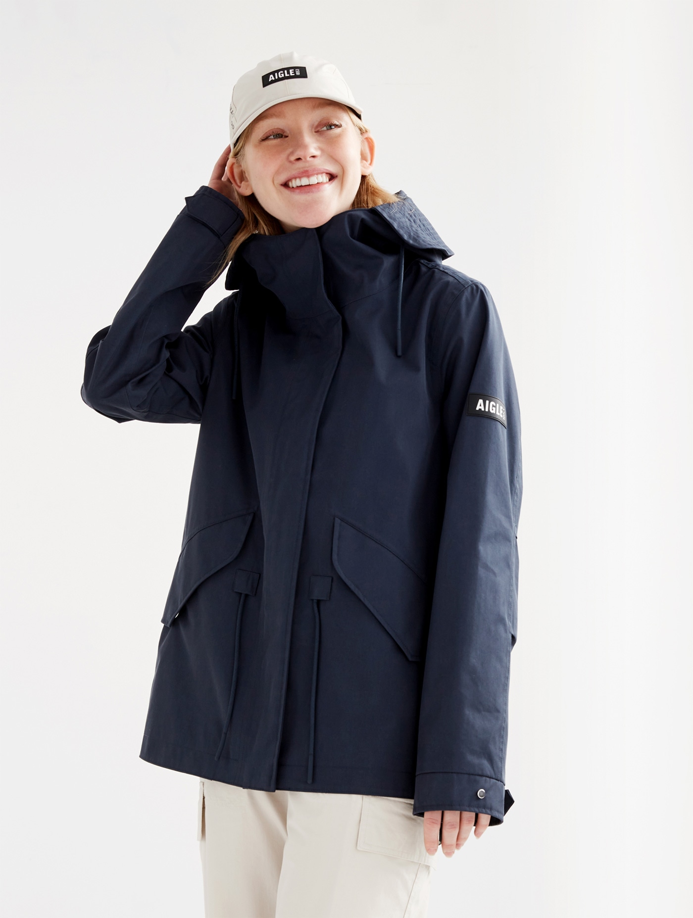 Iconic short hooded fishtail MTD®categories | AIGLE