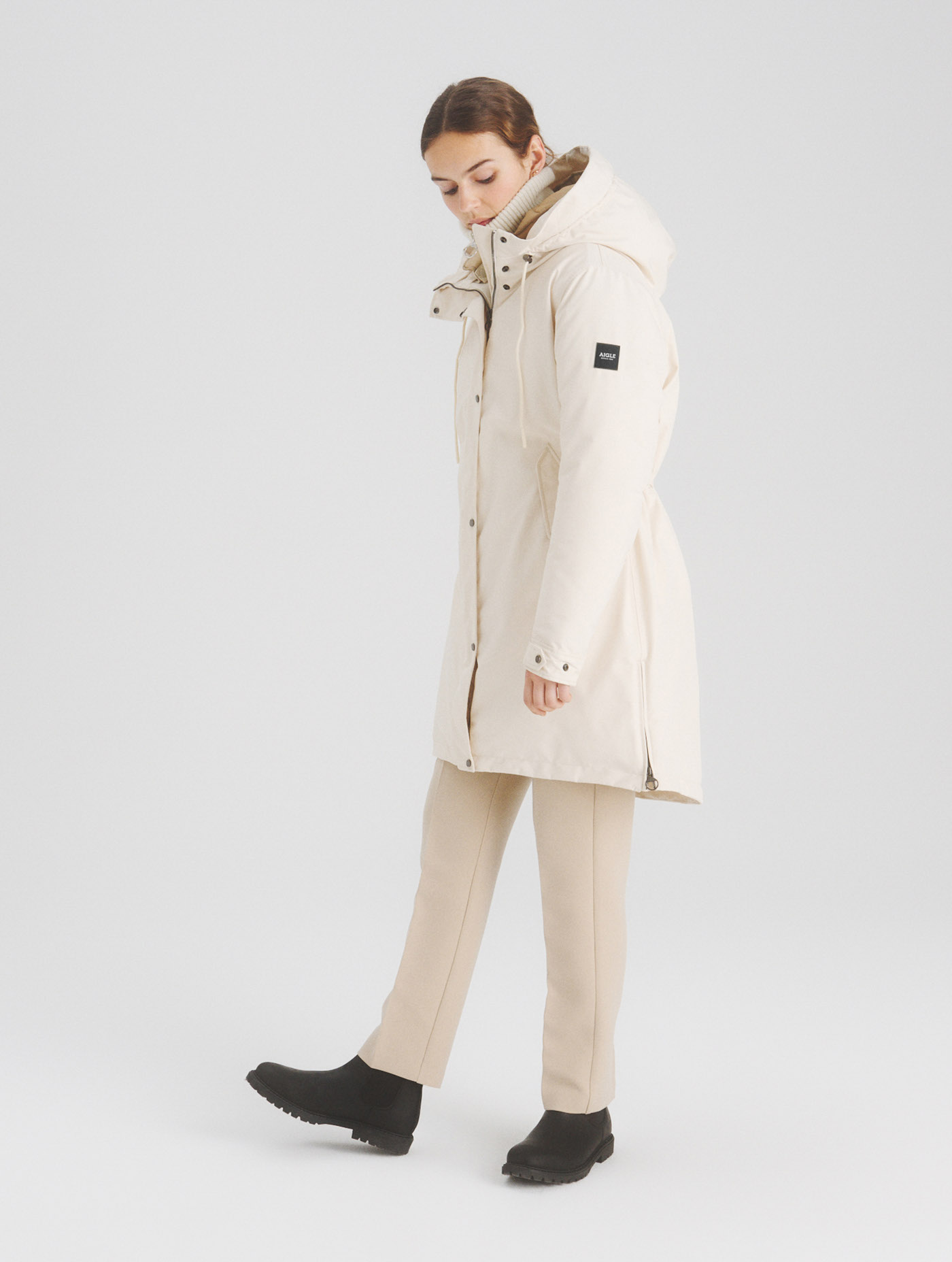 white parkas