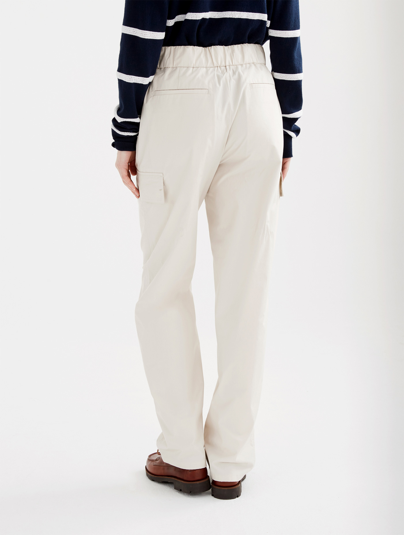 Pantalon Cargo Femme Joie - Blanc En Coton - Coupe Skinny Taille 4 - Très Bon état