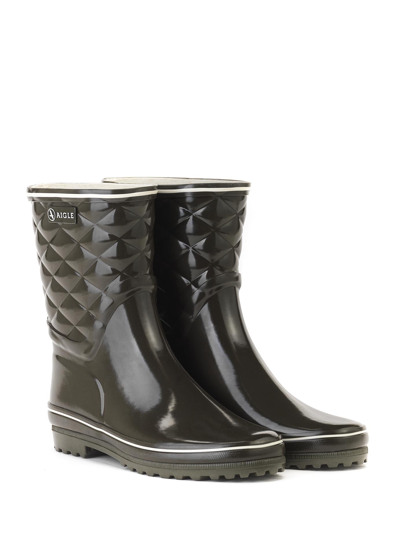 aigle ankle rain boots