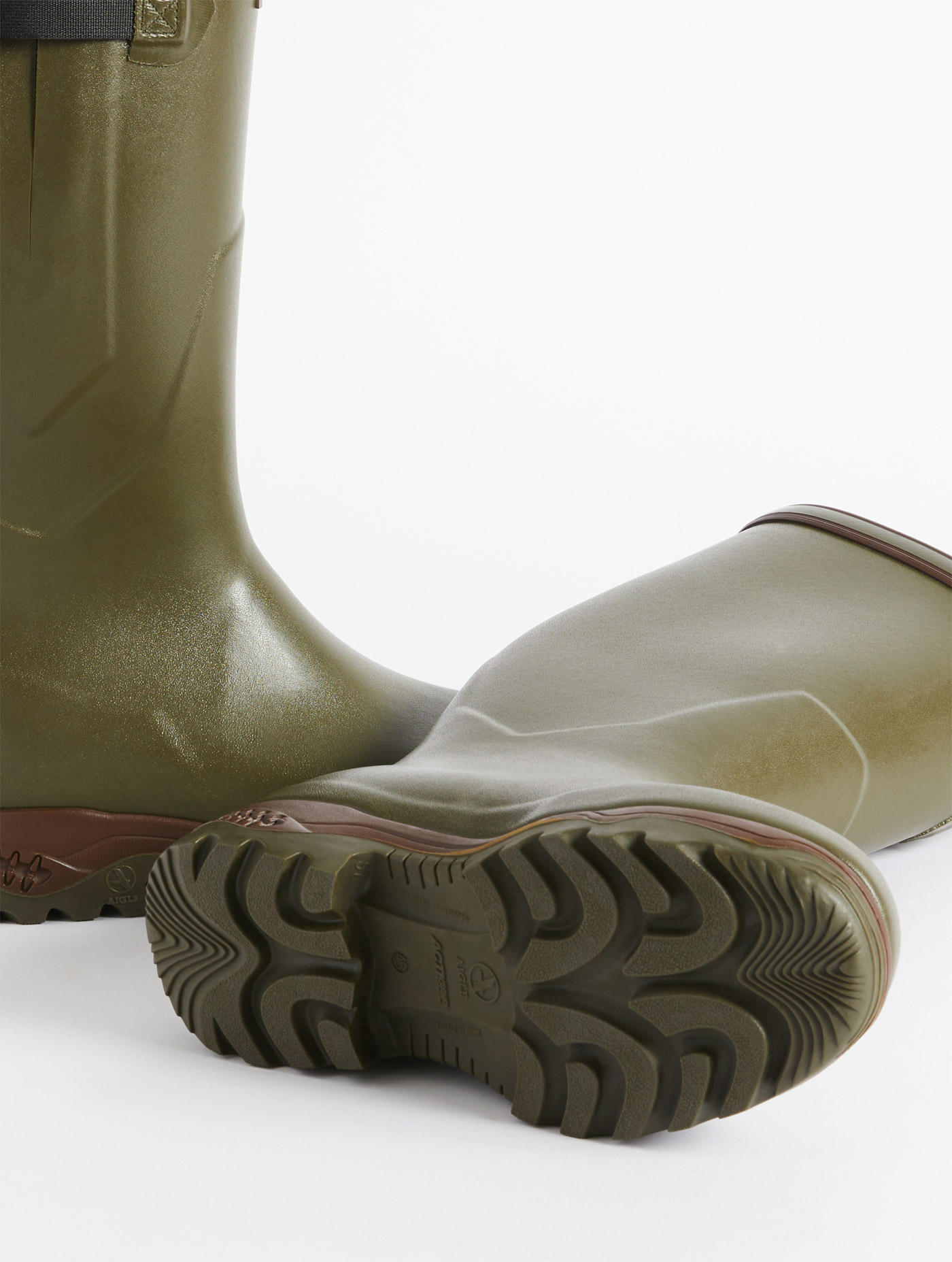Iso Close Aigle - Anti-fatigue boots for cold weather, Made in France Kaki ...