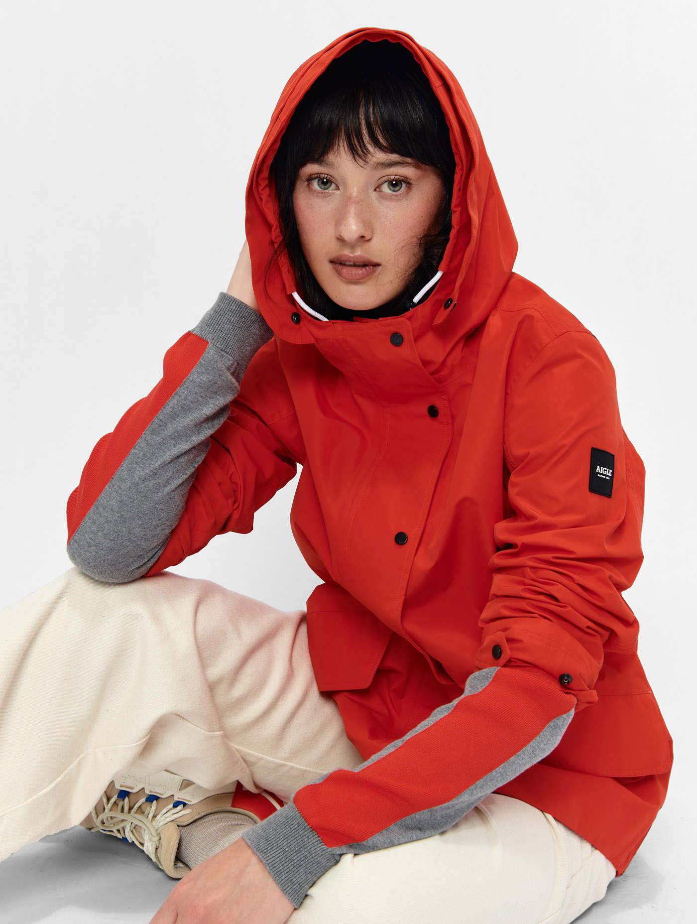 Damen Regenmantel Wasserdicht Mit Kapuze - Langer Trenchcoat Für Outdoor