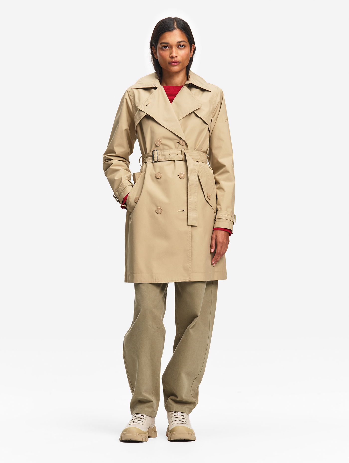 Long GORE-TEX® trench - beige collection | AIGLE