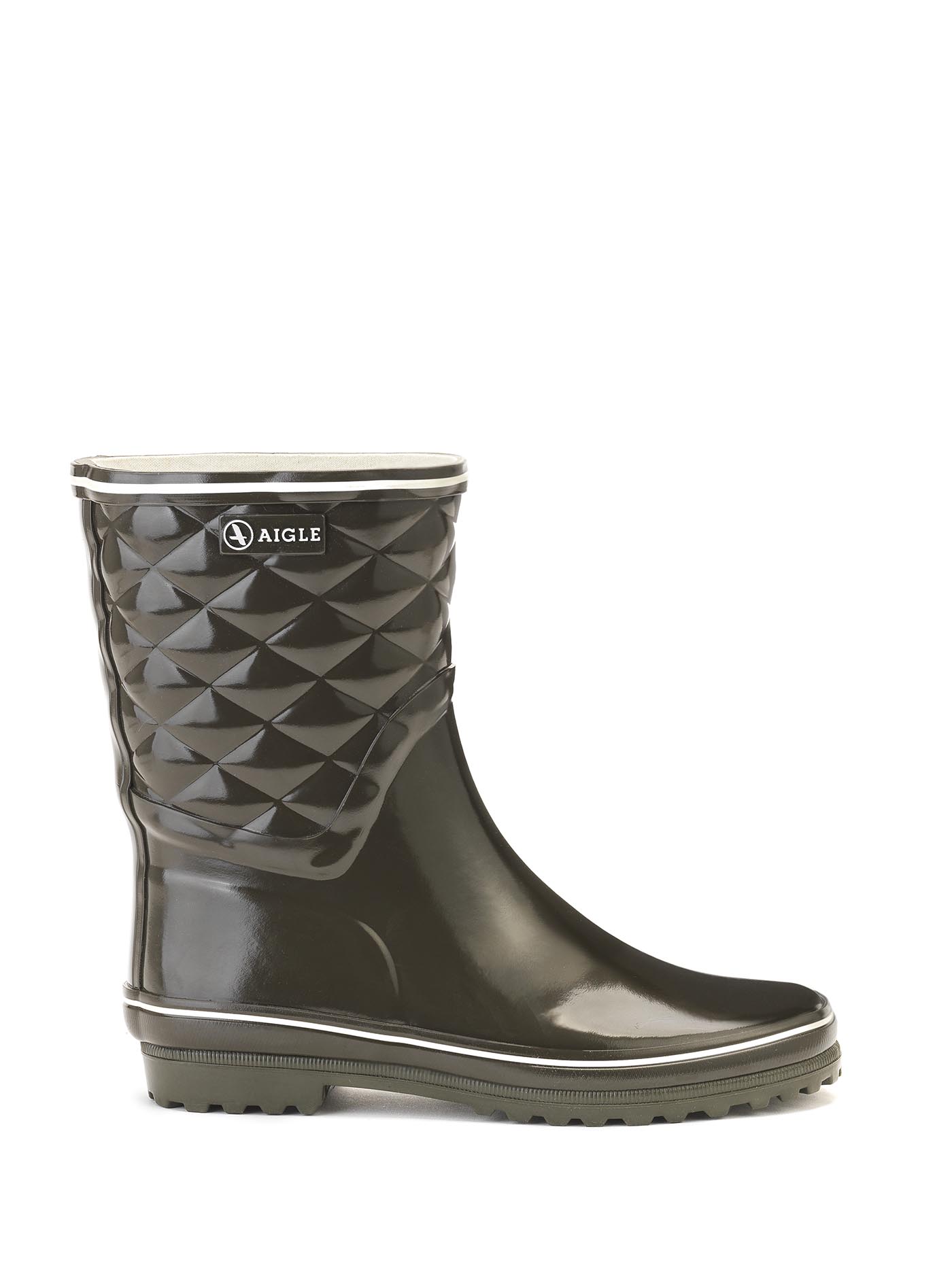 Aigle - Women's ankle rain boots Noir - Venise bottillon quiltwomen | AIGLE