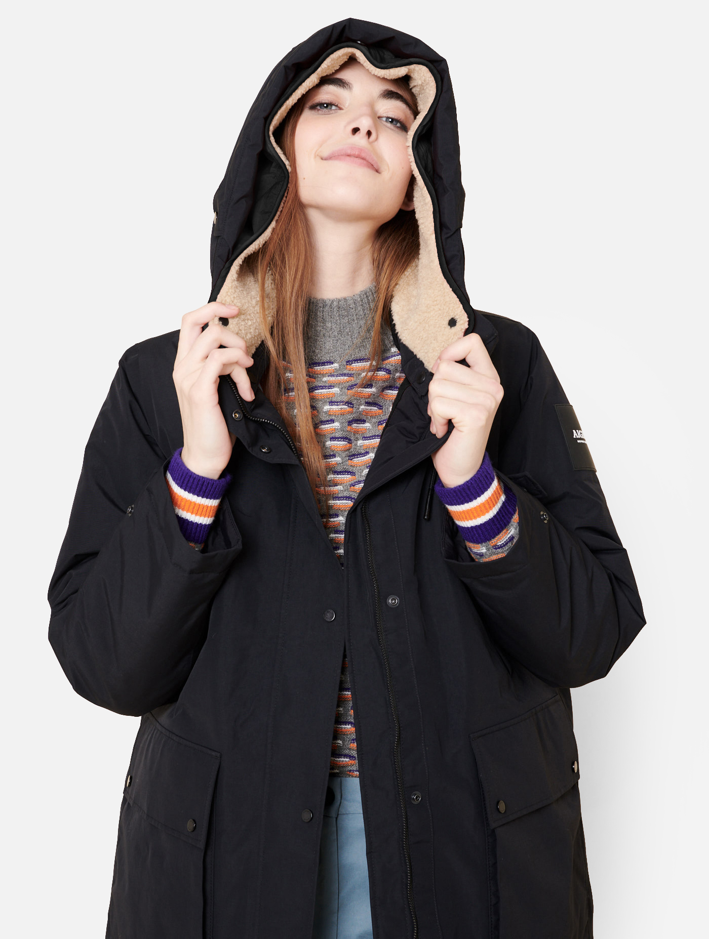 Aigle Very Warm Gore Tex Parka Noir Fardiaoutdoor Clothes Aigle