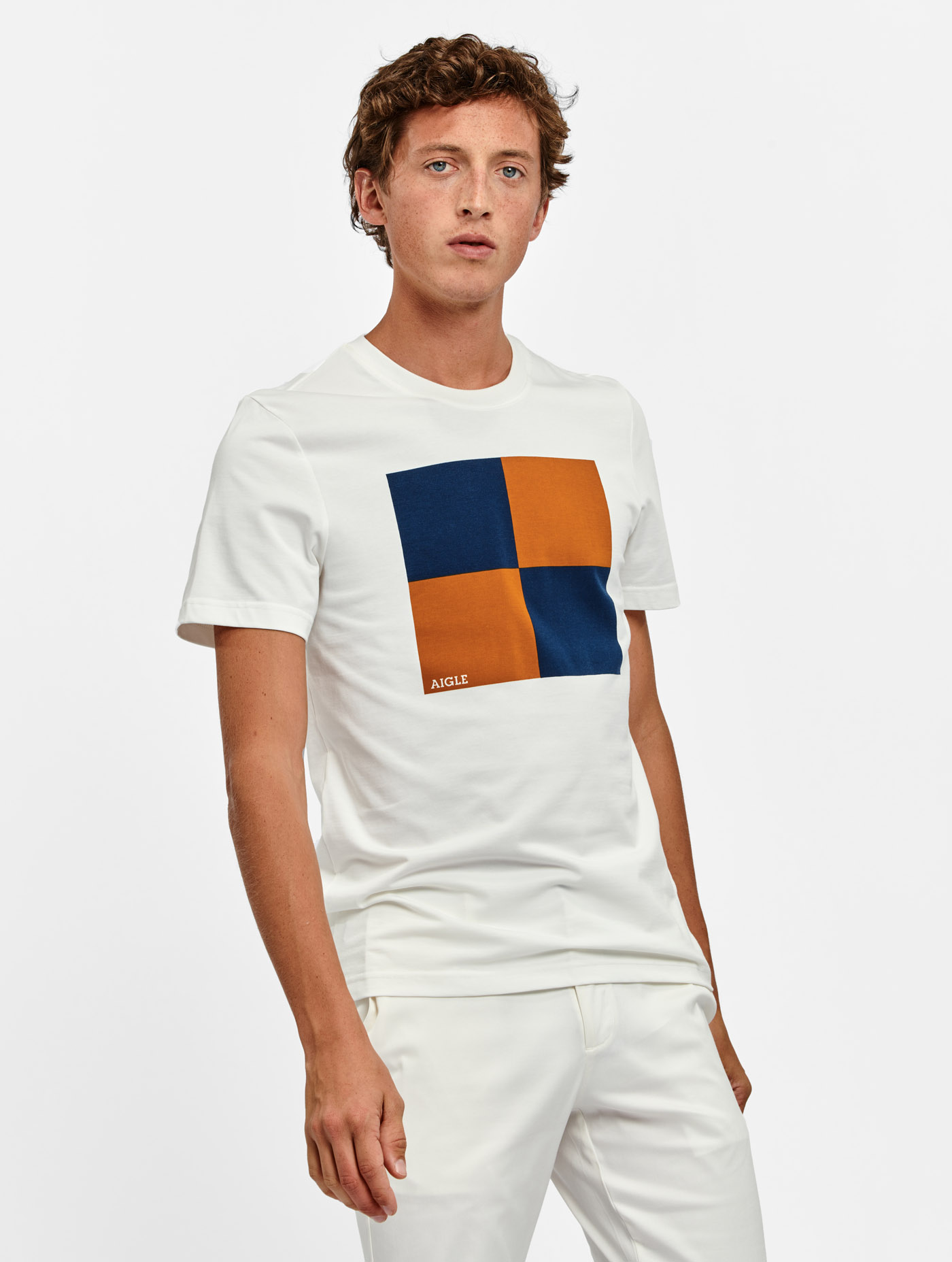 T shirt aigle homme clearance