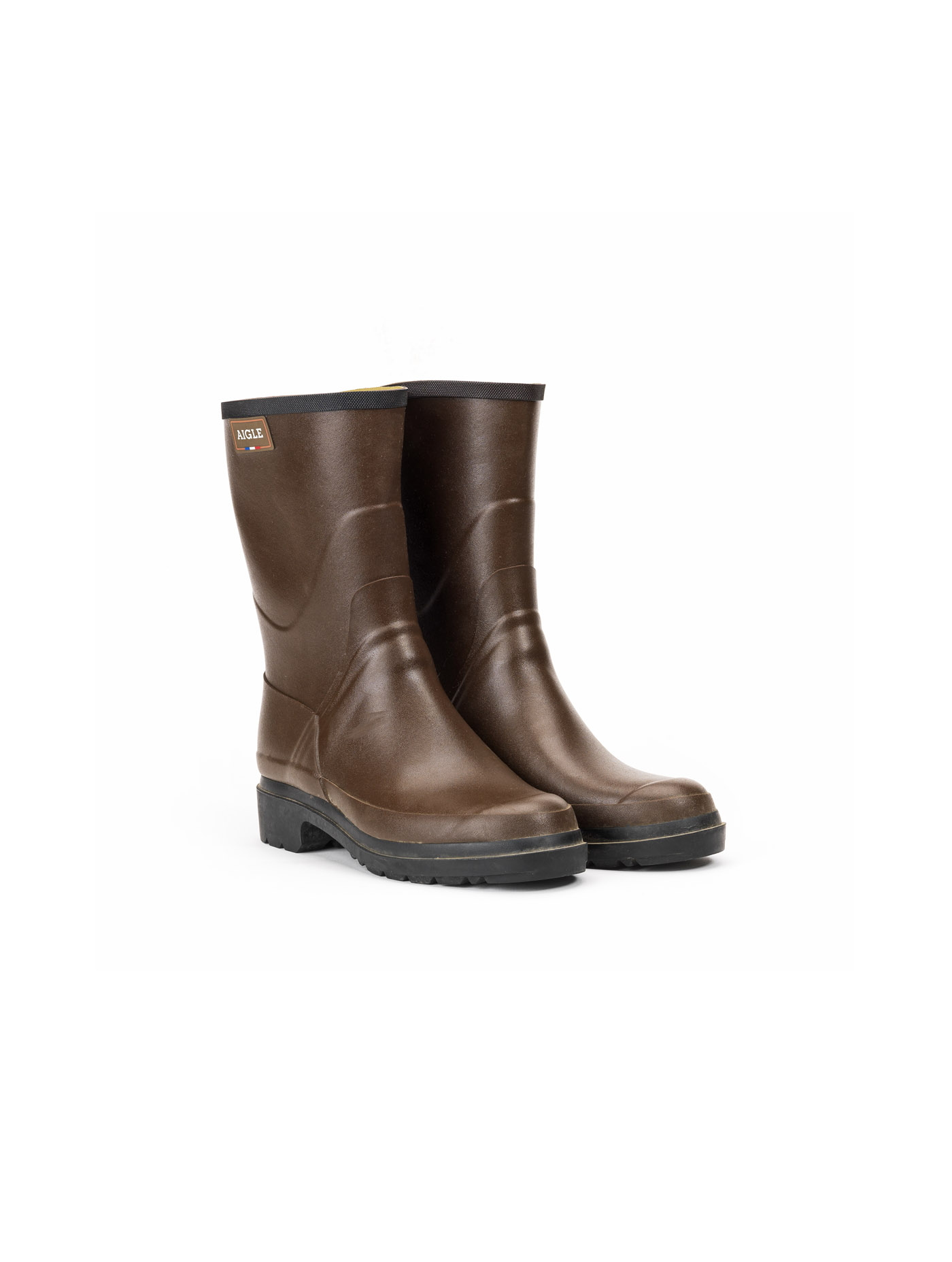 Aigle Men's rubber ankle boots Marron Bisonmen AIGLE