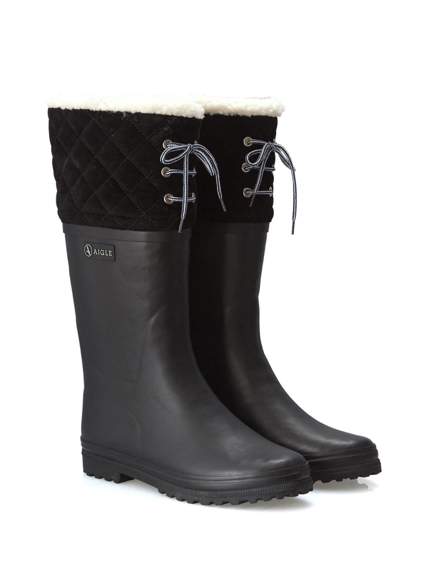 aigle short rain boots