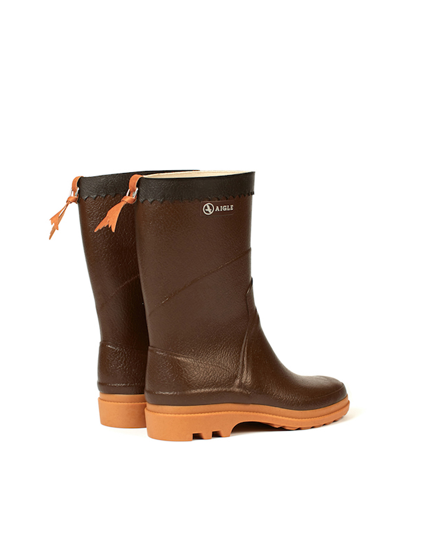 Aigle Men's rubber ankle boots Marron Bisonmen AIGLE