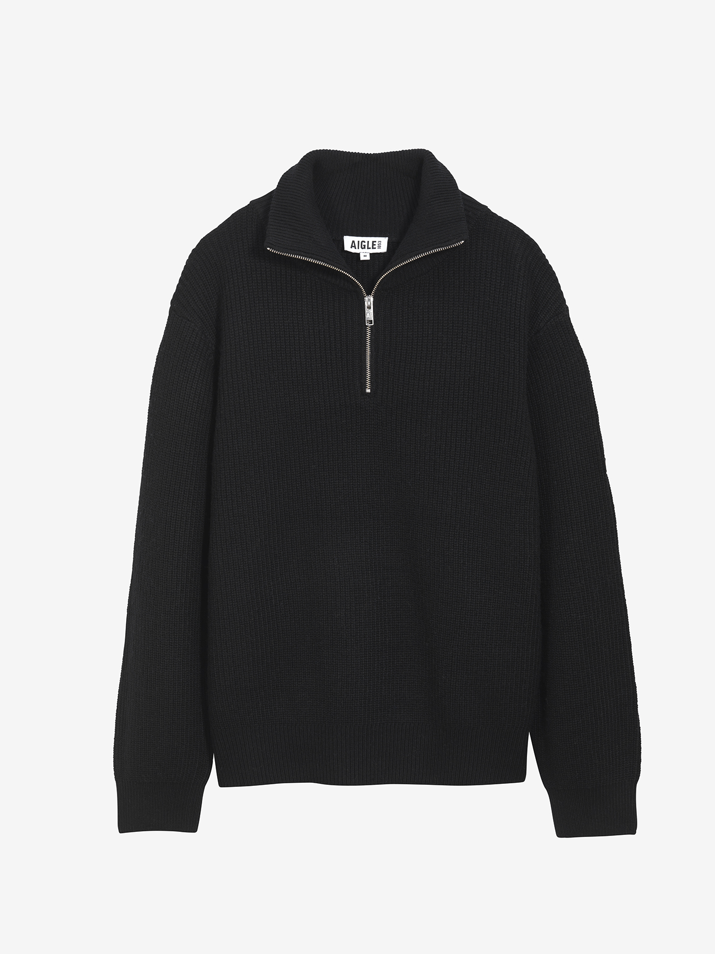 Générique Pull Col Camionneur Homme Chaud Demi-Fermeture Éclair Col