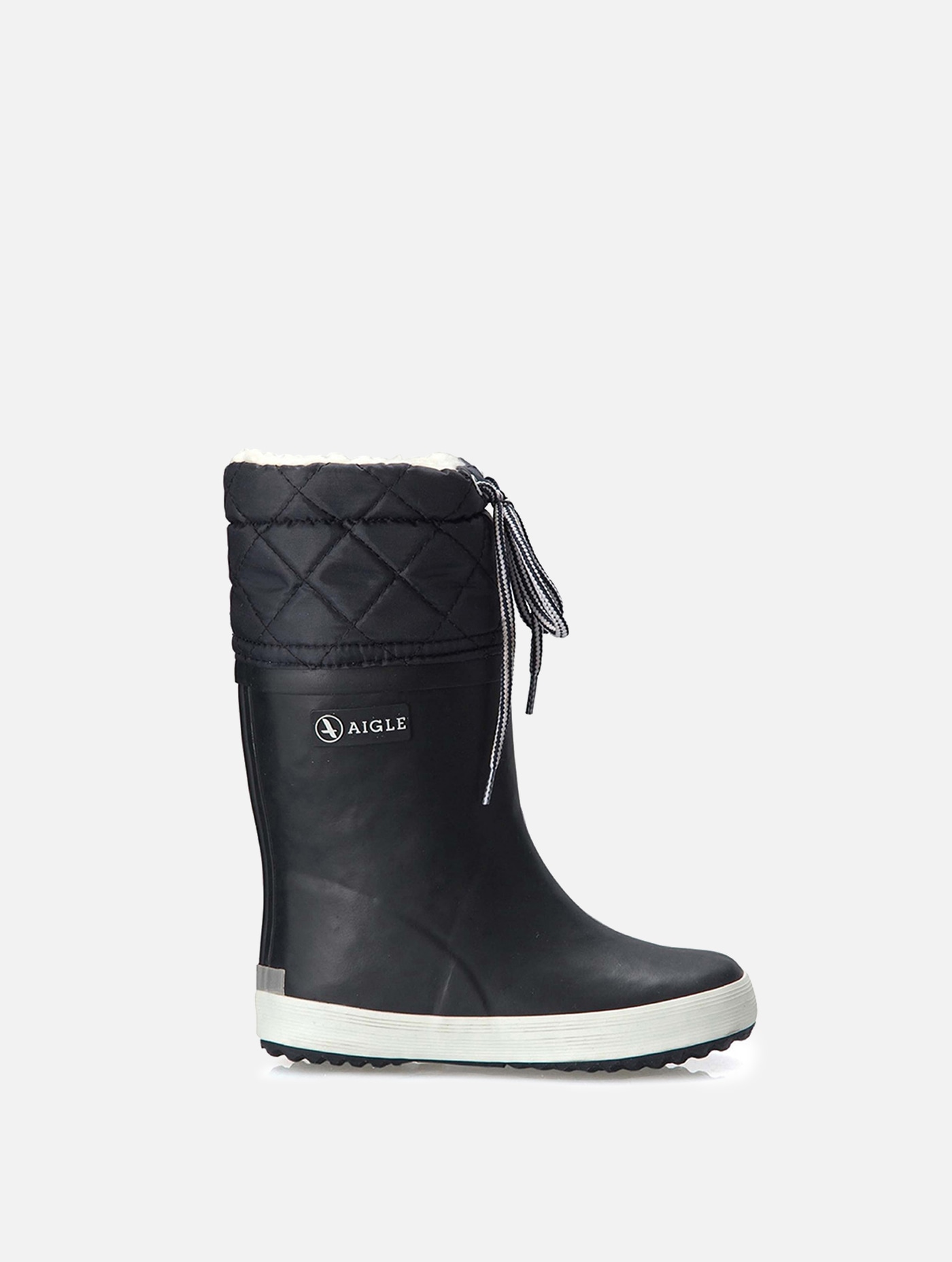 charme lol Vejnavn Aigle - The fur-lined children's boot, ideal for cold weather Marine/blanc  - Giboulee | AIGLE