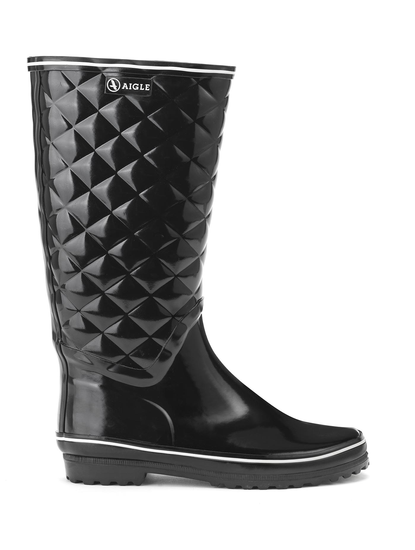 Bottes de pluie vernie femme - Venise quiltfemme | AIGLE