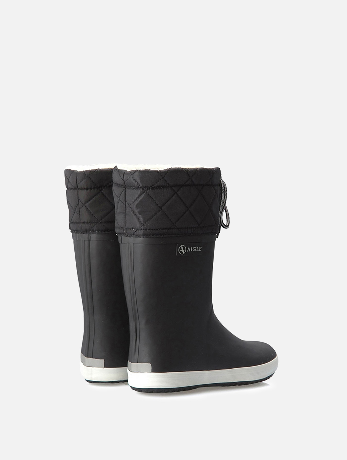 afsked Forinden sy Aigle - The fur-lined children's boot, ideal for cold weather Noir/blanc -  Giboulee | AIGLE