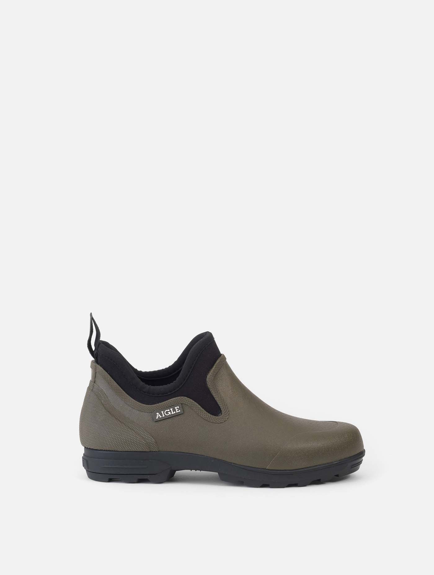 Aigle - The two-material boot, designed for intensive wear Kaki - Lessfor plus | AIGLE